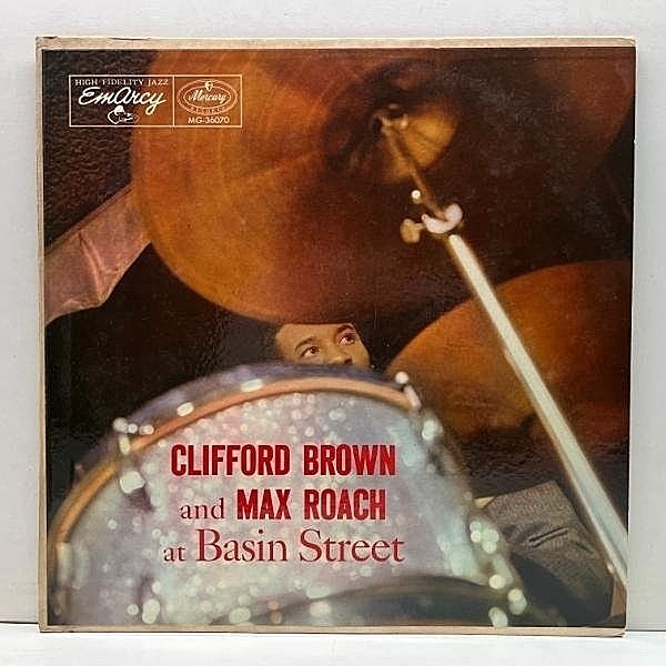 レコードメイン画像：Rare!!【美品】US 完全オリジナル MONO 深溝 CLIFFORD BROWN And MAX ROACH At Basin Street (EmArcy MG 36070) w/ Sonny Rollins